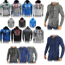 Herren Freizeit Sport Pullover Langarm Shirts