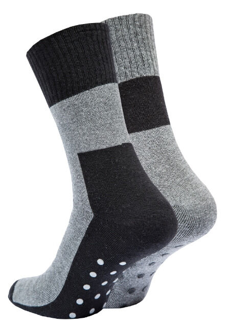 Unisex Baumwoll-STOPPERsocken mit Anti-Rutsch-Sohle
