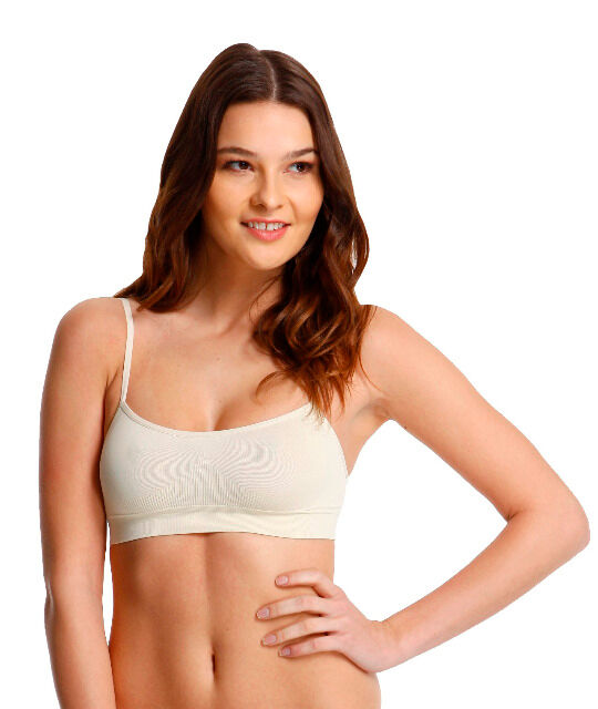 Yenita® seamless Damen Bustier mit Spaghetti-Trägern