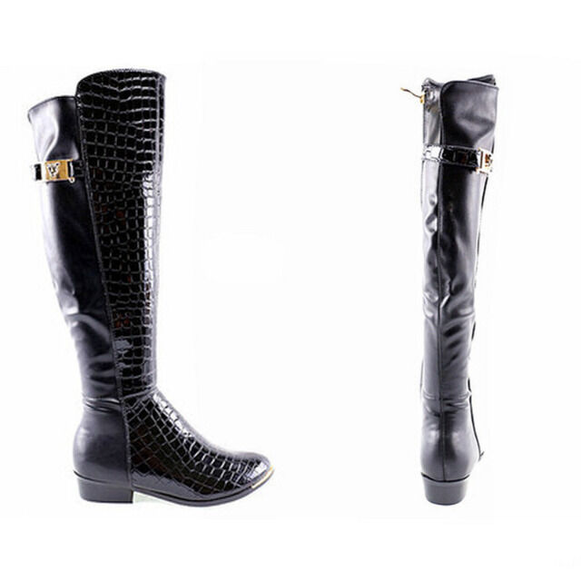 Damen Herbst Winter Stiefel Schuhe