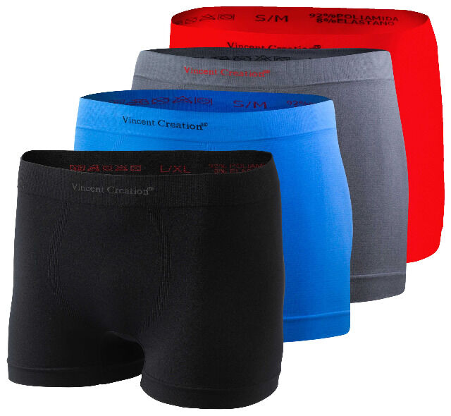 Vincent Creation® seamless Mikrofaser Herren Pant in blau
