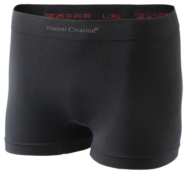 Vincent Creation® seamless Mikrofaser Herren Pant in schwarz