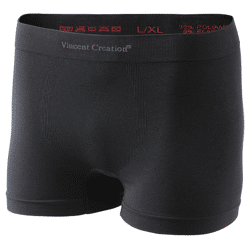 Vincent Creation® seamless Mikrofaser Herren Pant in schwarz