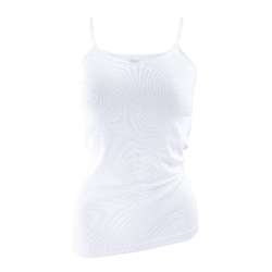 Yenita® Damen Unterhemd in weiss mit Spaghetti-Trägern - Doppelpack