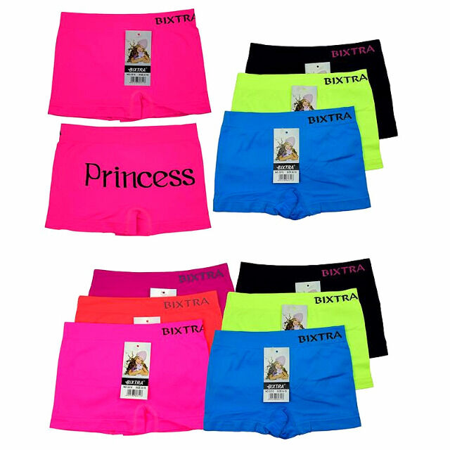Kinder Mädchen Seamless Boxer Shorts Slips Mix Gr. 4-14 für 1,05 EUR