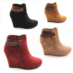 Damen Herbst Winter Stiefeletten Schuhe