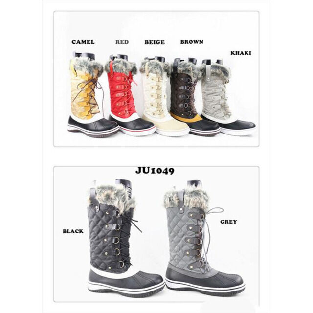 Damen Herbst Winter Stiefel Schnee Boots