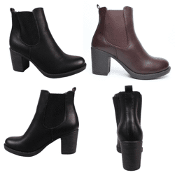 Damen Herbst Winter Stiefeletten Schuhe