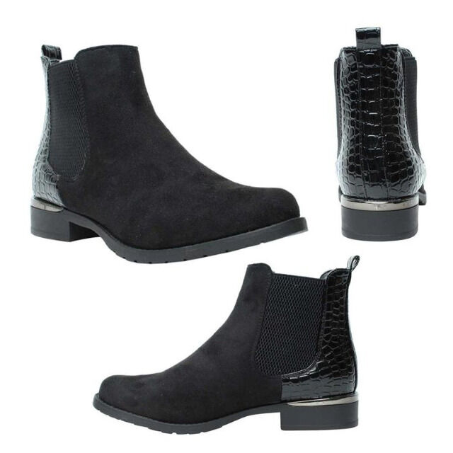 Damen Herbst Winter Stiefeletten Schuhe