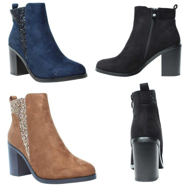 Damen Herbst Winter Stiefeletten Schuhe