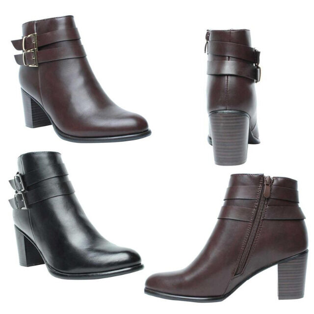 Damen Herbst Winter Stiefeletten Schuhe