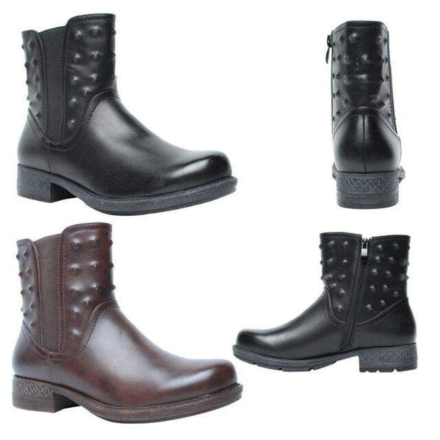 Damen Herbst Winter Stiefeletten Schuhe