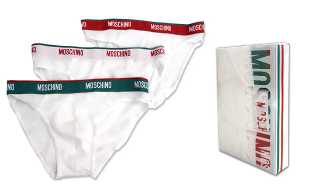 Moschino Unterwäsche Unterhosen Slips Herren Mix - 3er Pack