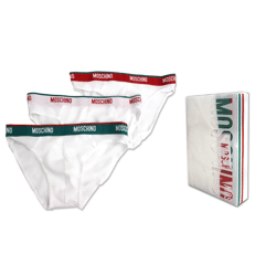 Moschino Unterwäsche Unterhosen Slips Herren Mix - 3er Pack
