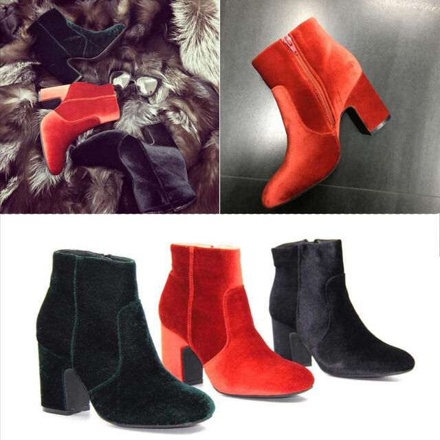 Damen Herbst Winter Stiefeletten Schuhe