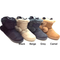 Damen Herbst Winter Stiefel Schnee Boots Schuhe