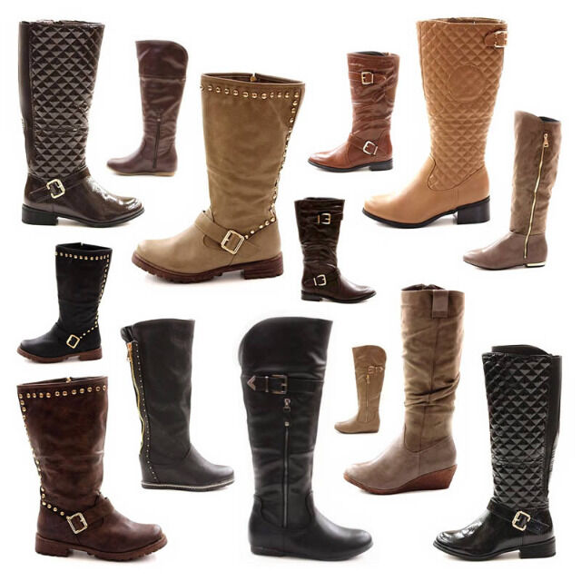 Damen Herbst Winter Frühjahr Stiefel Schuhe