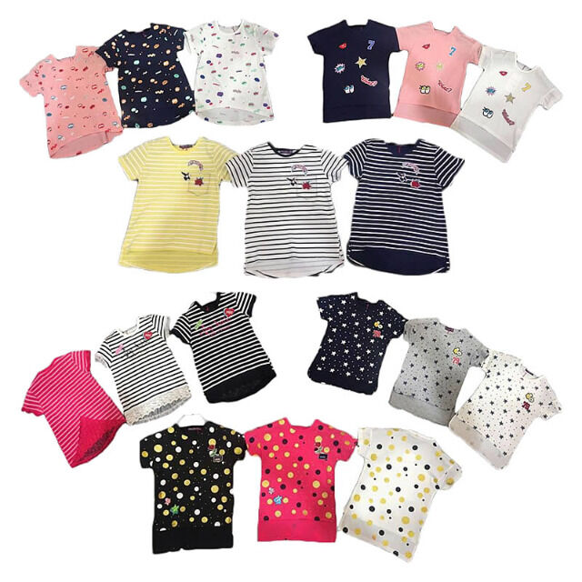 Kids Girls Spring Summer Leisure Shirts