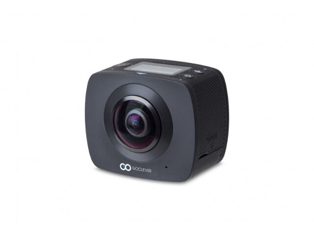 GoClever DVR EXTREME 360 Grad Action Cam/ Full HD Kamera/ Panorama/ VR Video/ Doppel- Linse / WI-FI