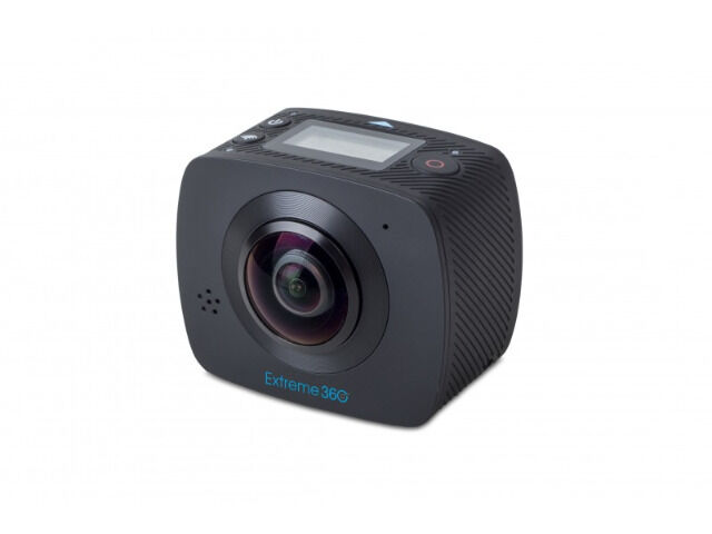 GoClever DVR EXTREME 360 Grad Action Cam/ Full HD Kamera/ Panorama/ VR Video/ Doppel- Linse / WI-FI