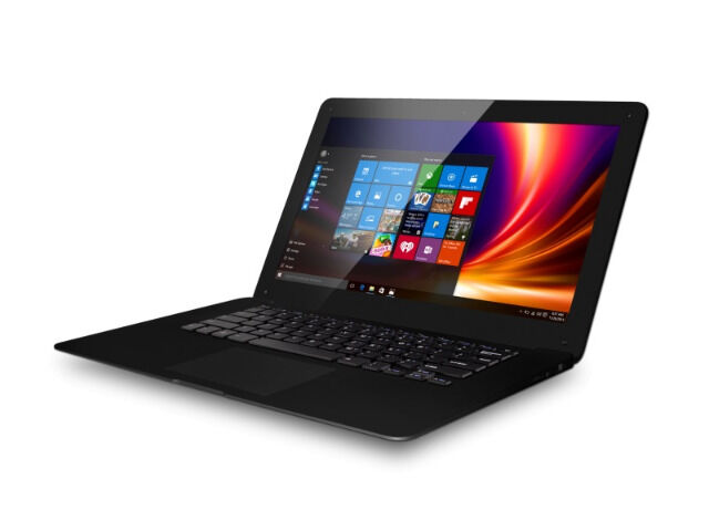 GoClever Insignia 1410 Win 10 QuadCore Netbook 14 Zoll 2GB RAM nur 13mm flach Notebook Laptop