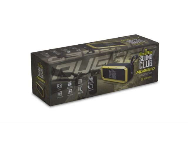 GoClever Sound Club Rugged Bluetooth Lautsprecher Rugged
