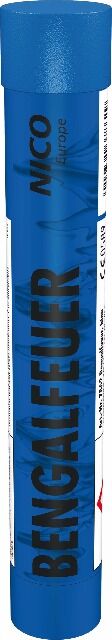Bengalfeuer blau , Bengalo,  Party Jugend Feuerwerk KAT F 1