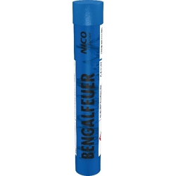 Bengalfeuer blau , Bengalo,  Party Jugend Feuerwerk KAT F 1