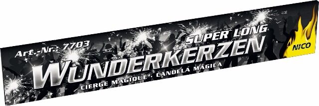Wunderkerzen Super Long 30cm, für Geburtstag Party und Silvester
