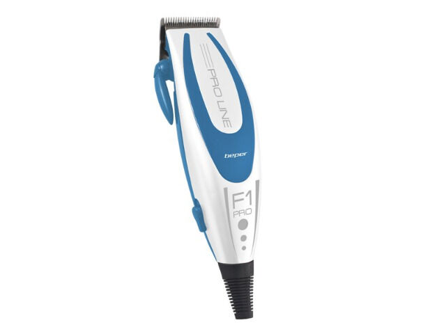 Haarschneidemaschine blau mit Kabel zum Haare schneiden Frisur Frisör Haarschnitt