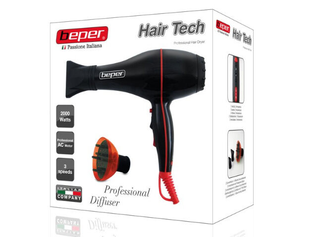 beper Profi Haartrockner Haafön Fön Haarpflege Frisur fönen