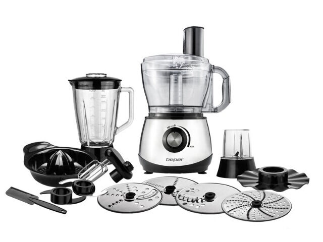 beper Multifunktions- Küchenmaschine mixen mahlen pressen schneiden hacken