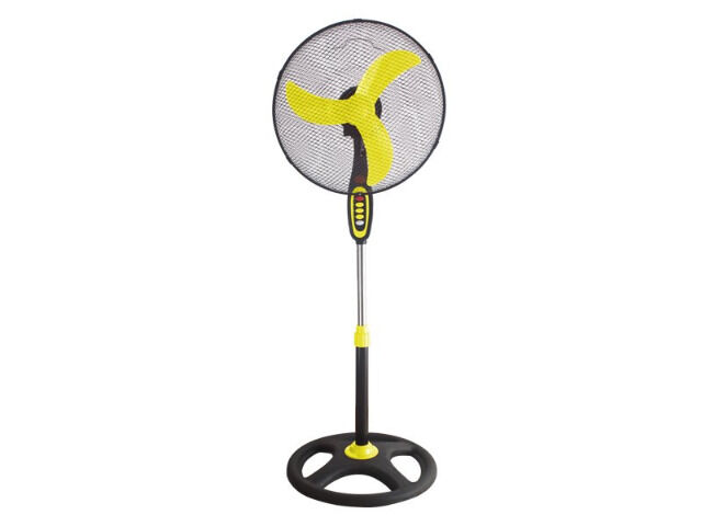 beper Standventilator in gelb mit 35cm Durchmesser Ventilator Kühlung Luft