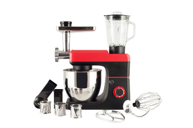 GoClever Küchenmaschine kitchen mate bok komplett Fleischwolf Gemüseschneider
