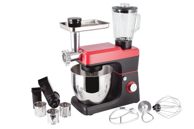 GoClever Küchenmaschine kitchen mate bok komplett Fleischwolf Gemüseschneider