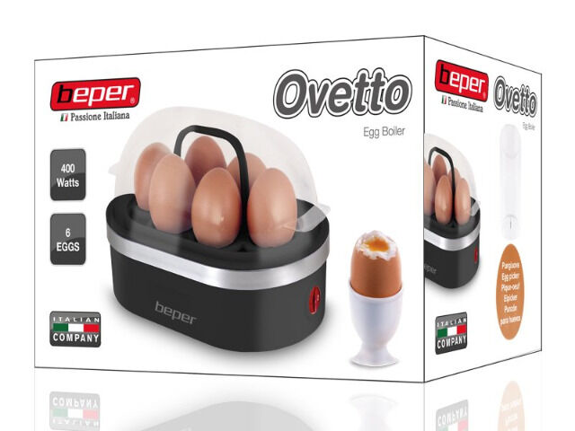 beper Eierkocher für 6 Eier kochen hartgekocht weichgekocht Frühstücksei