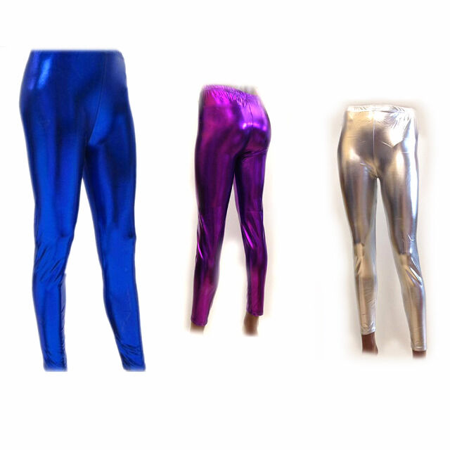 Damen Lack Leggings Gr. M-XL für 3,40 EUR