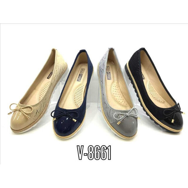 Damen Slipper Halbschuhe Ballerina