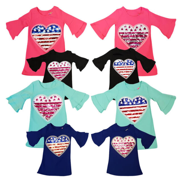 Mädchen Shirts Kurzarm Oberteile Tops