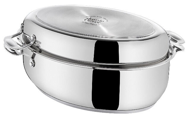 Tefal Jamie Oliver E79195 Induktion Bräter mit Induktionsdeckel oval 8,4L