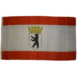 Flagge  Berlin Bär mit Krone  250 x 150 cm