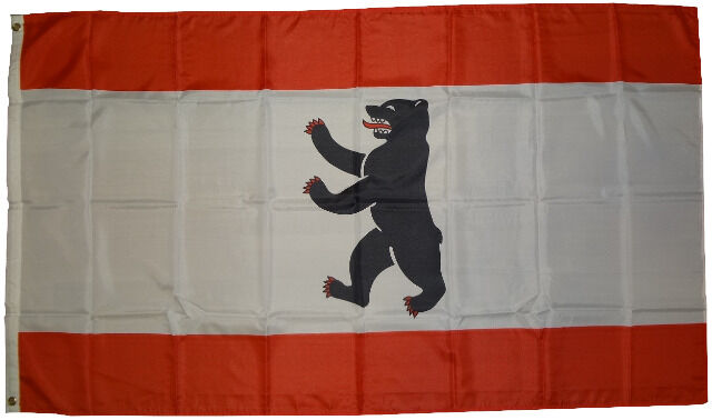 Flagge  Berlin ohne Krone  90 x 150 cm