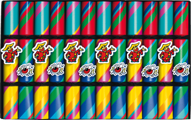 12 Knallbonbon a 18cm, Nico Tischfeuerwerk f Silvester. Party