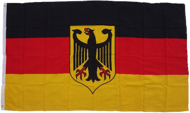 Flagge  Deutschland mit Adler  90 x 150 cm