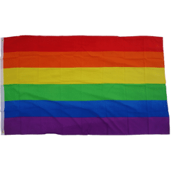 XXL Flagge  Regenbogen / Frieden   250 x 150 cm