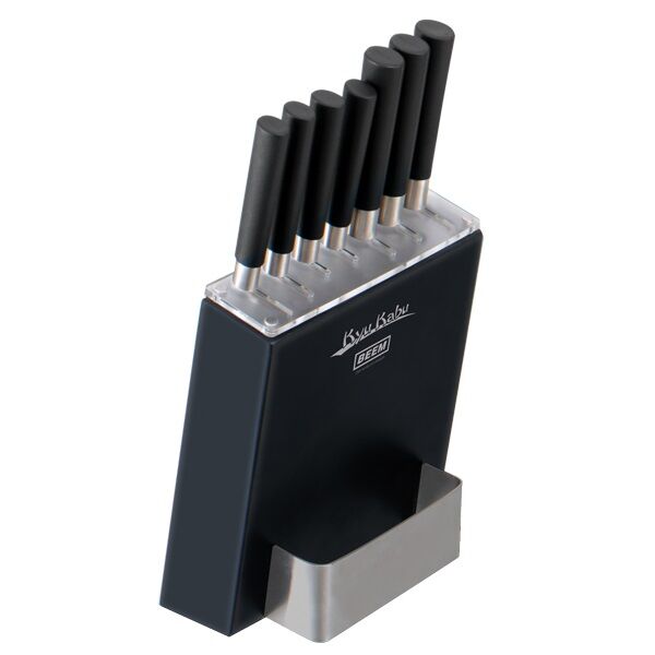 Beem Kyu Kabu V2 8-teiliges Messerset mit Block Messerblock