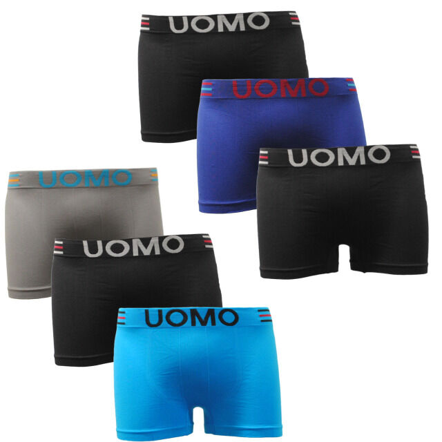 Garcia Pescara Herren Uomo Boxershorts Seamless S22 6er Pack Größe M/L