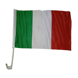 Car flag Italy 30 x 40 cm