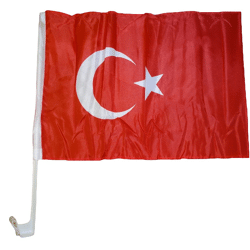 Car flag Turkey 30 x 40 cm
