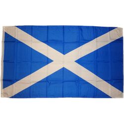 Flagge Fahne Schottland 90 x 150 cm 100g/m² Stoffgewicht mit 2 Ösen Hissfahne Hissflagge